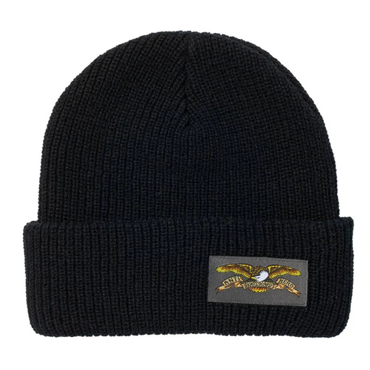 Anti Hero Full Eagle Label Cuff Beanie (Black)