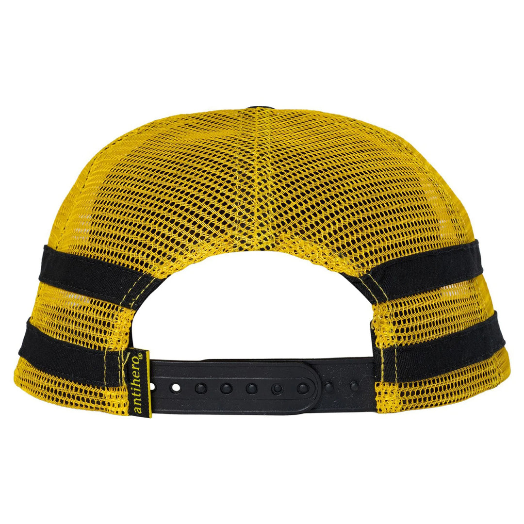 Anti Hero Basic Eagle Snapback Hat (Black/Yellow)