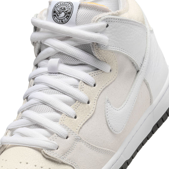 Antihero x Nike SB Dunk High (White/White/Black)