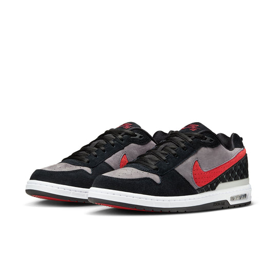 Nike SB Paul Rodriguez Zoom Air Low QS (Black/Varsity Red-Flint Grey-Black)