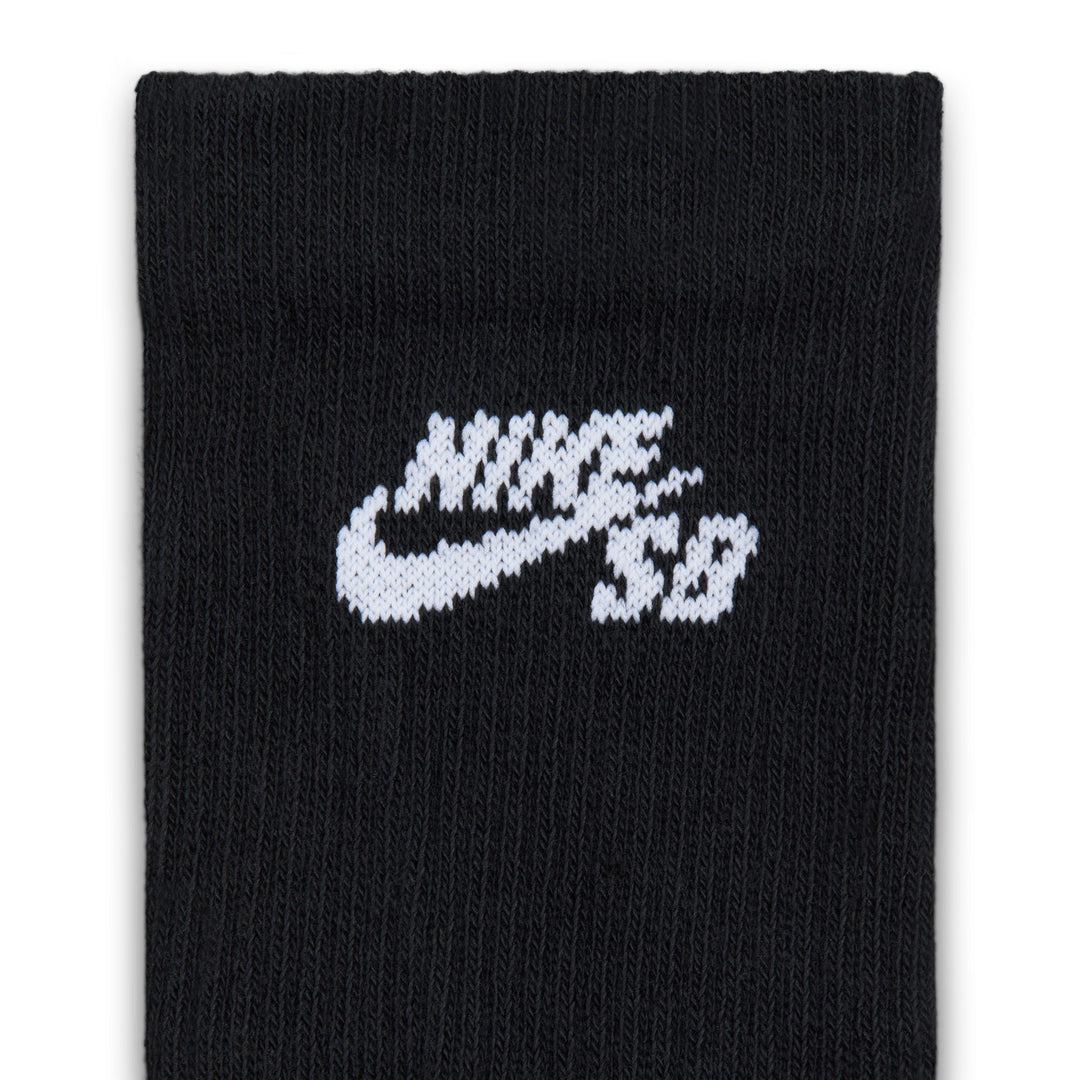 Nike SB Everyday Elevated Black Skate Socks (3 Pairs)