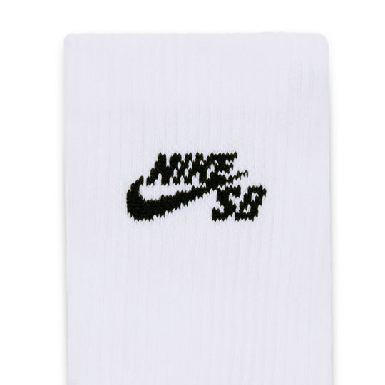 Nike SB Everyday Elevated White Skate Socks (3 Pairs)