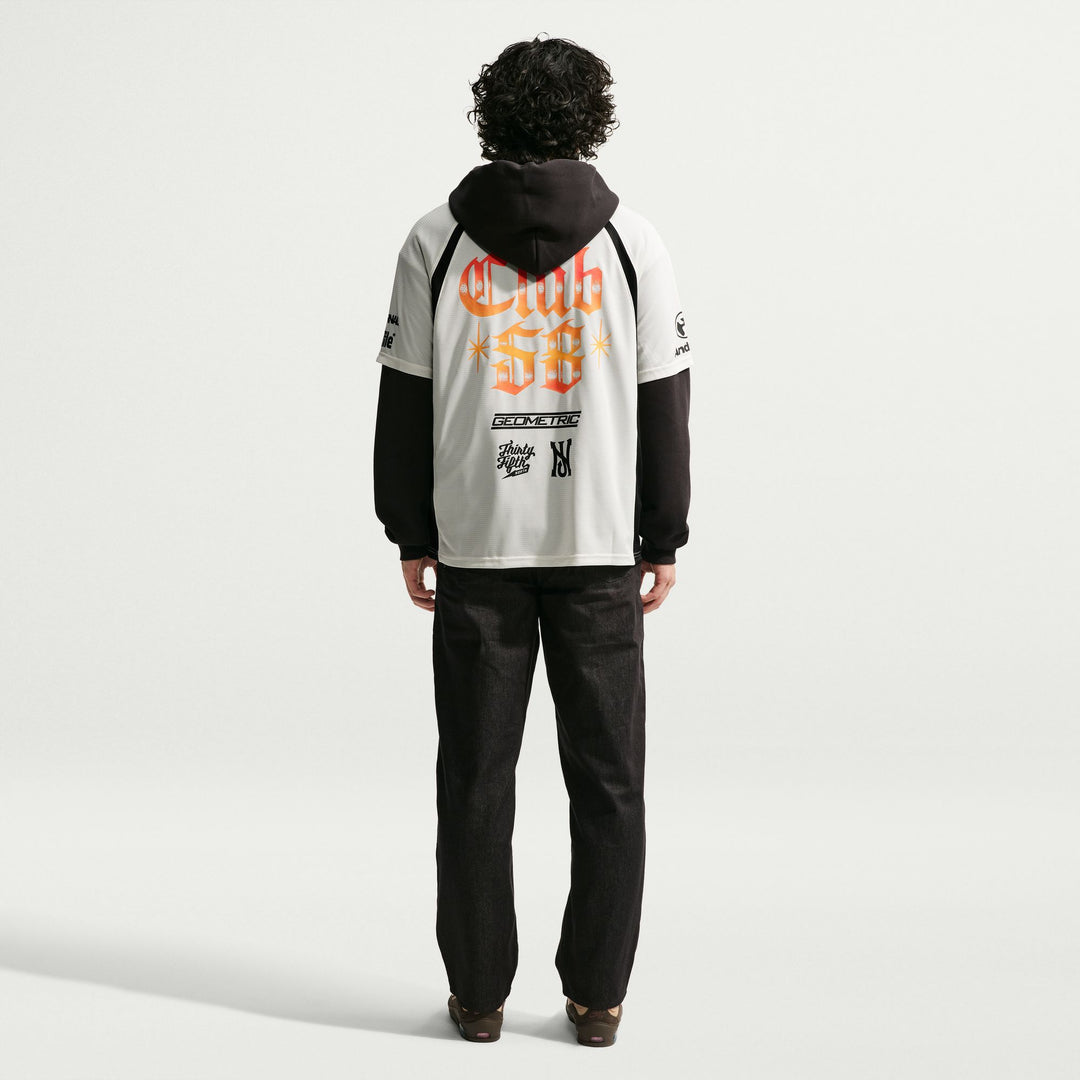Nike SB Club 58 Skate Jersey (Sail/Black)