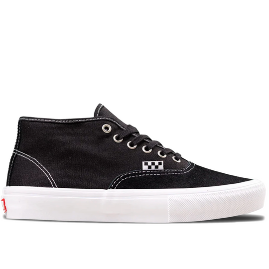 Vans Skate Authentic Mid (Black/White)