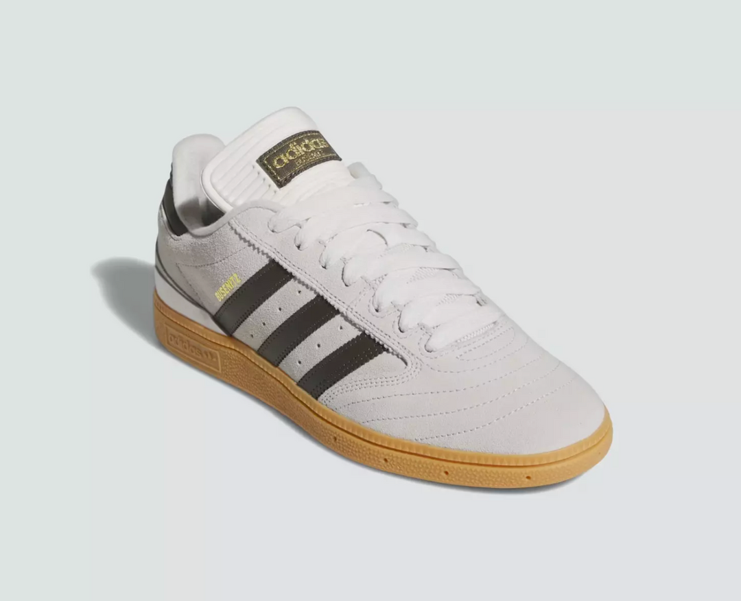Adidas Busenitz Crystal White Shadow Olive Gum
