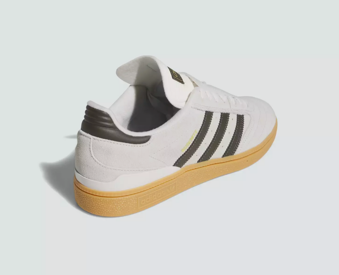 Adidas Busenitz (Crystal White /Shadow Olive /Gum)