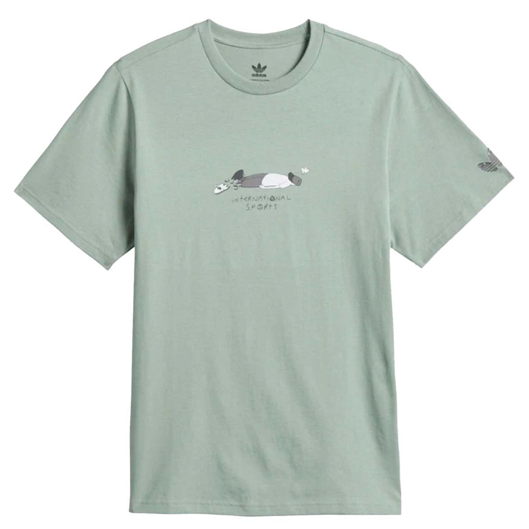 Adidas Henry Jones Tee (Silver Green)