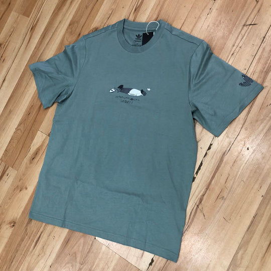 Adidas Henry Jones Tee (Silver Green)