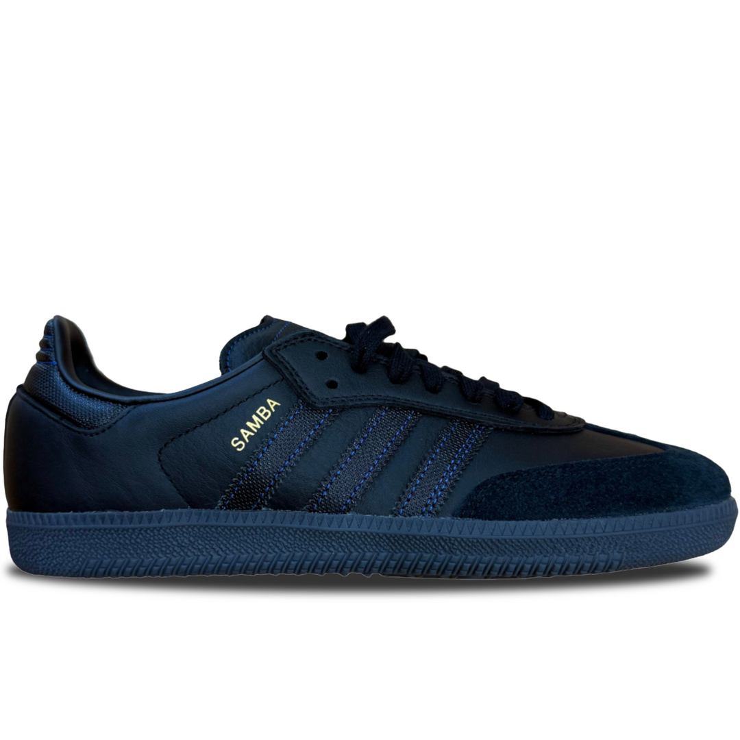 Adidas Samba ADV (Black/ Black/ Royal Blue)