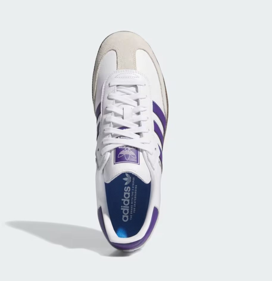 Adidas Samba ADV (White/Purple/Gum)