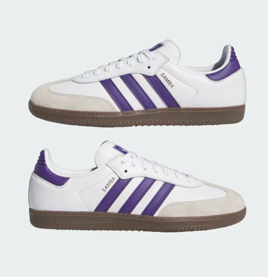 Adidas Samba ADV (White/Purple/Gum)