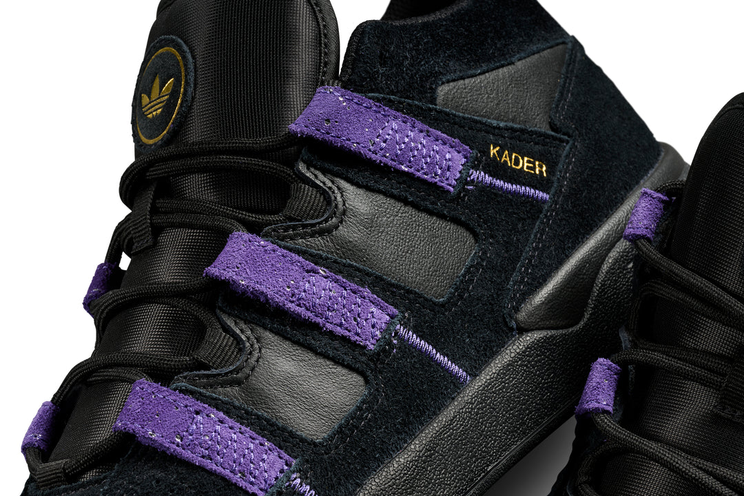 Adidas Skate Kader (Core Black/Collegiate Purple/Gold Metallic)