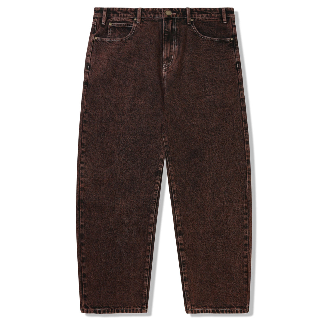 Butter Goods Applique Denim Pants (Acid Brown)