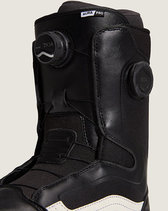 Vans 2026 Aura Pro Snowboard Boot (Black/White)