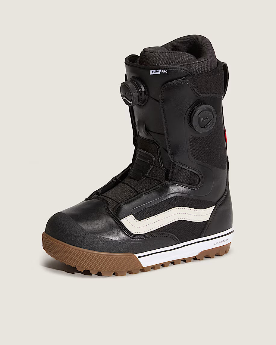 Vans 2026 Aura Pro Snowboard Boot (Black/White)