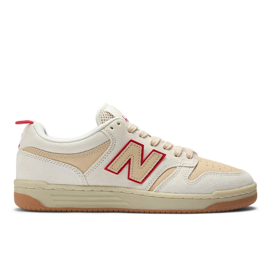 New Balance Numeric X Chocolate 480 (White/Red)