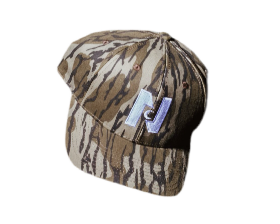 Nocturnal 'N' Moon Logo 6 Panel (Mossy Oak Bottomland Camo)