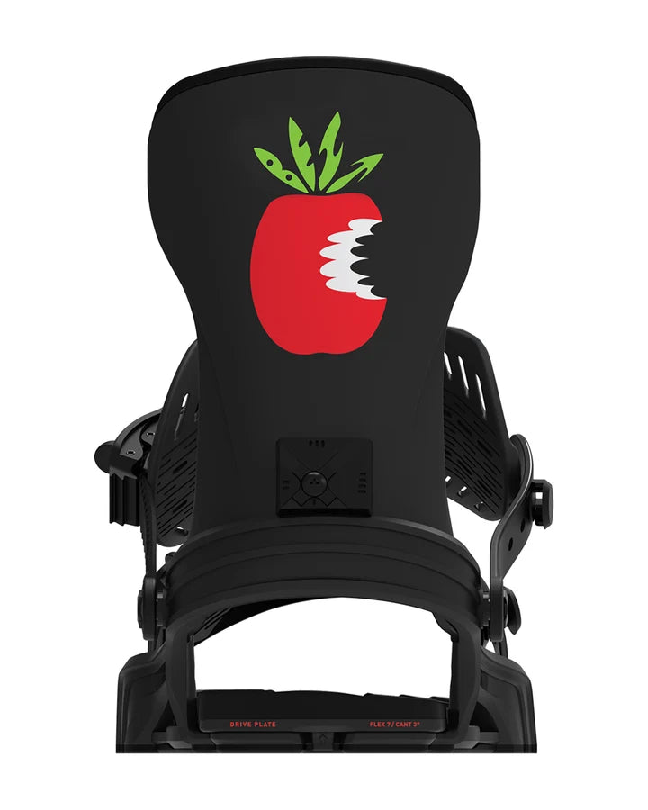 Bent Metal Axtion Forest Bailey Bindings 2027 (Black/Red)