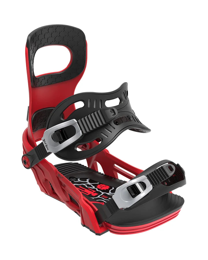 Bent Metal Joint Bindings Size L (Red)