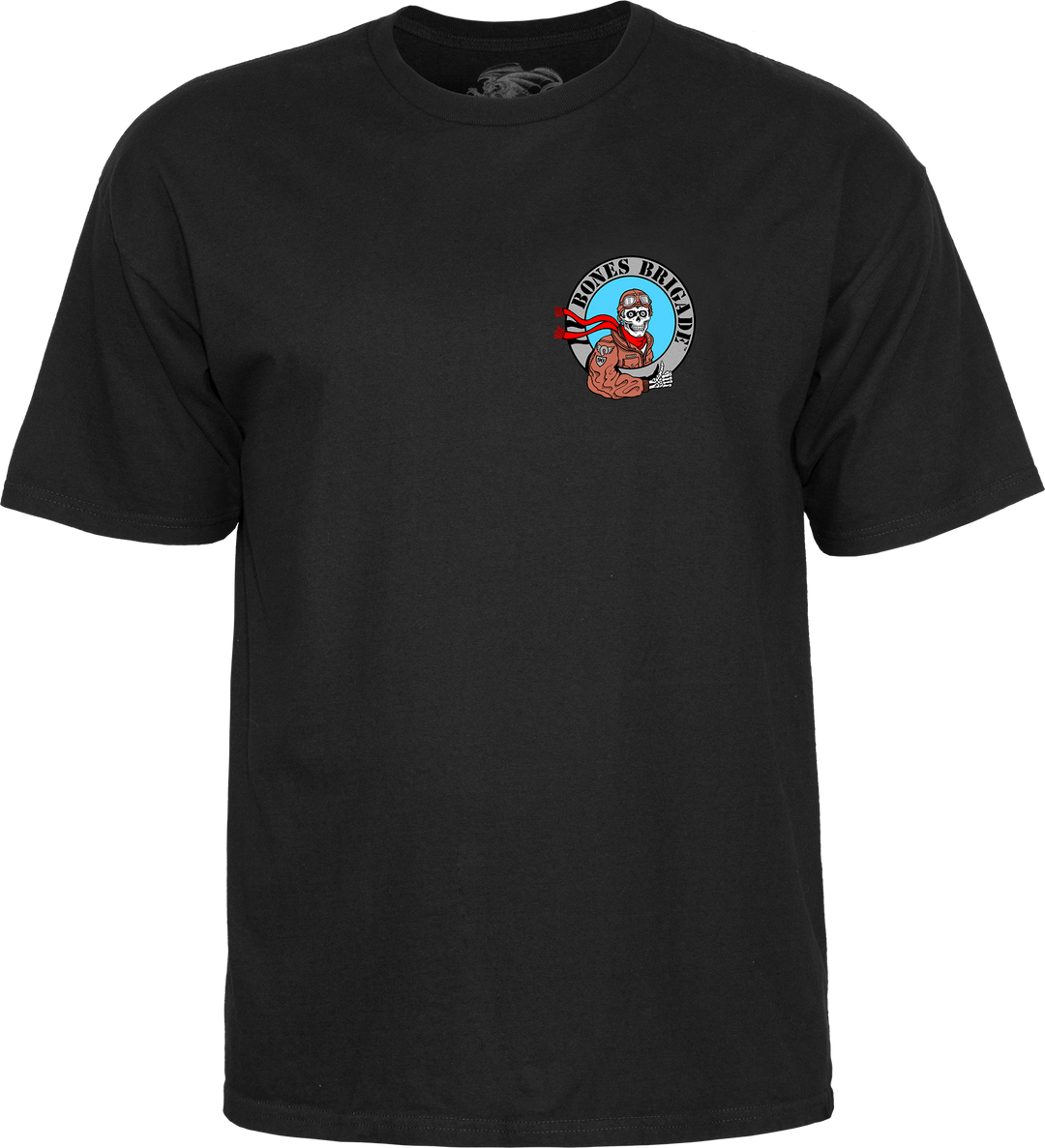 Powell Peralta Bones Brigade Pilot Ripper Tee Series 17 (Black/Silver)