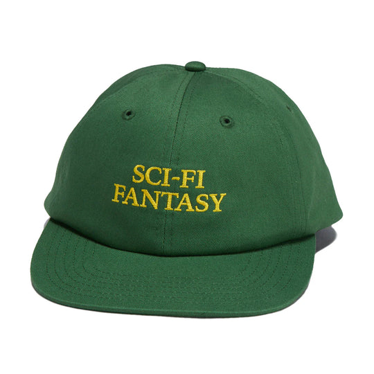 Sci-Fi Fantasy Herringbone Logo Hat (Green/Yellow)