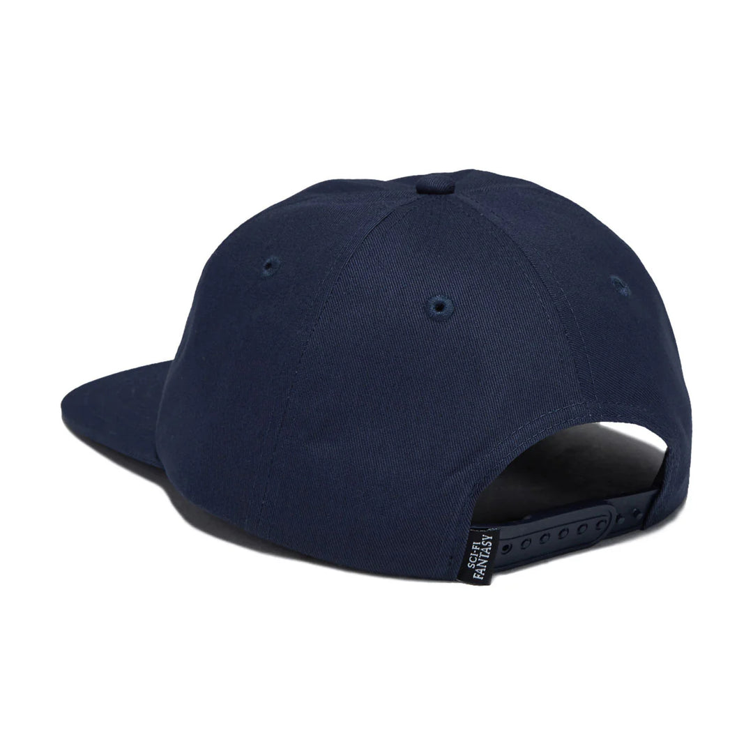 Sci-Fi Fantasy Herringbone Logo Hat (Navy/Red)