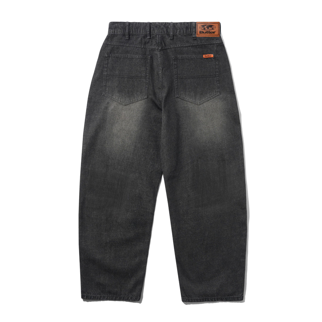 Butter Goods Baggy Denim Jeans (Slub Black)