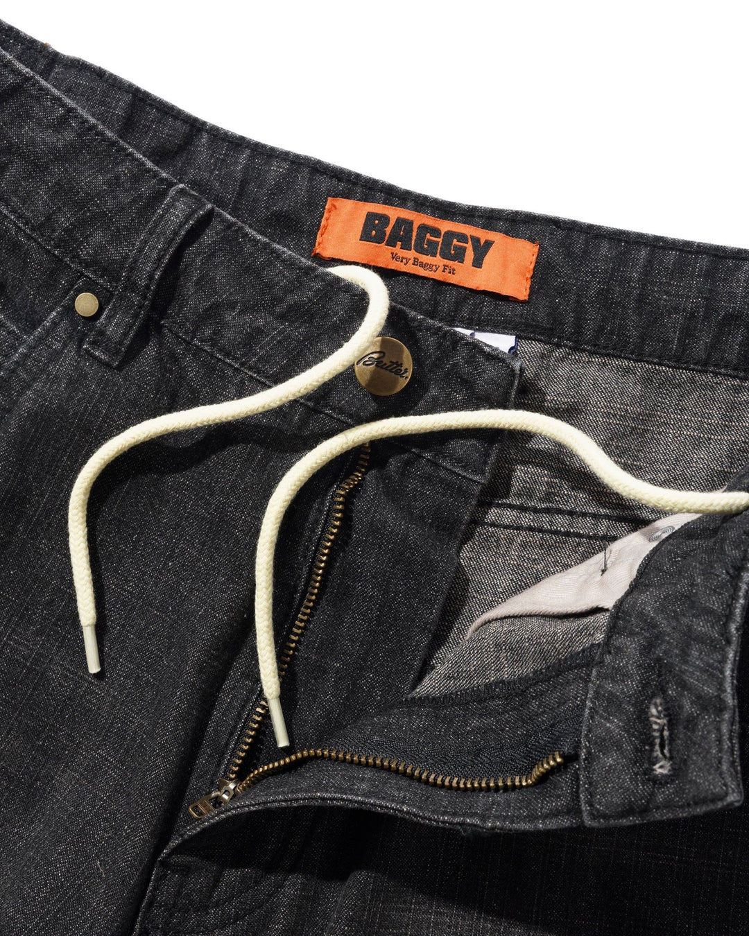Butter Goods Baggy Denim Jeans (Slub Black)