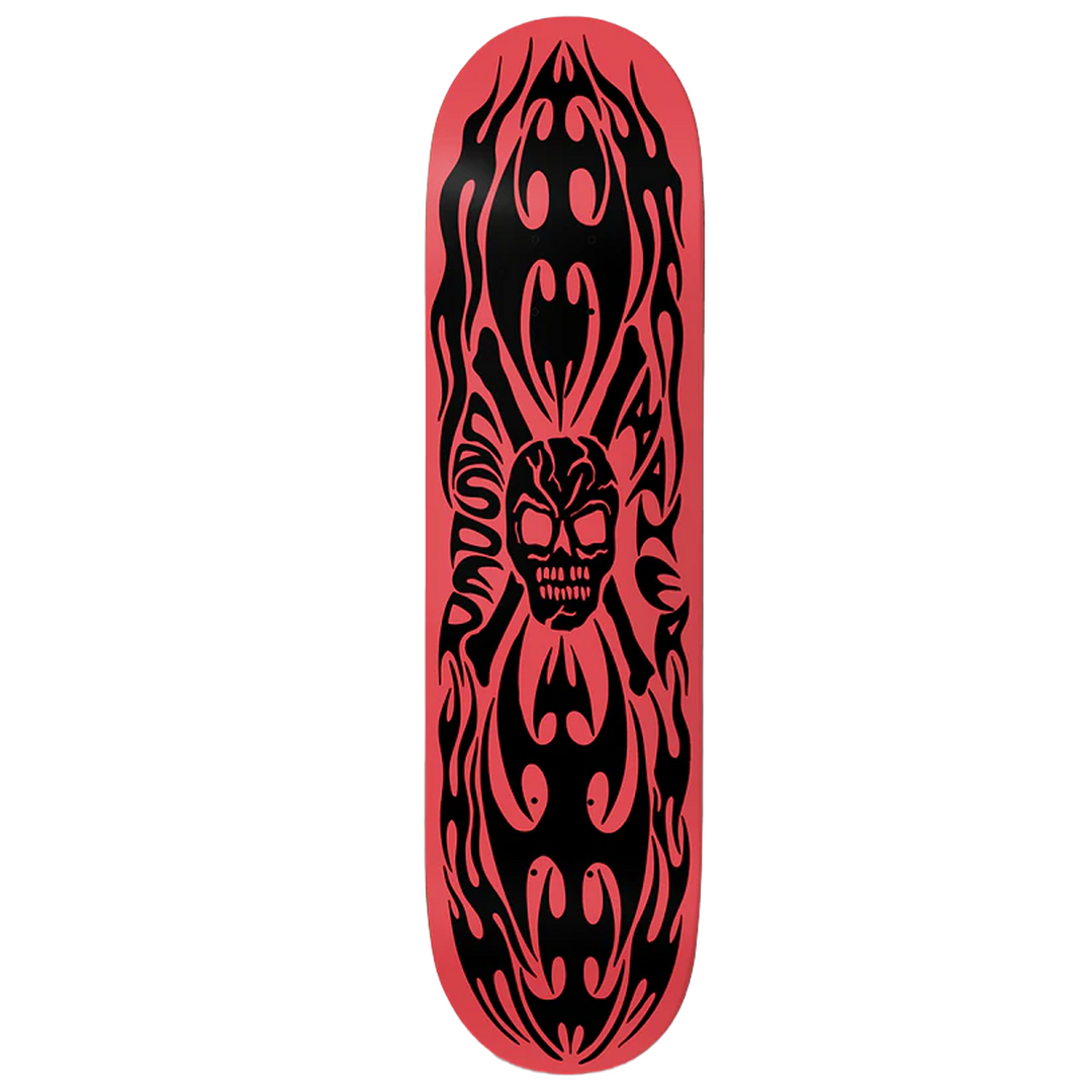 black and pink skate deck