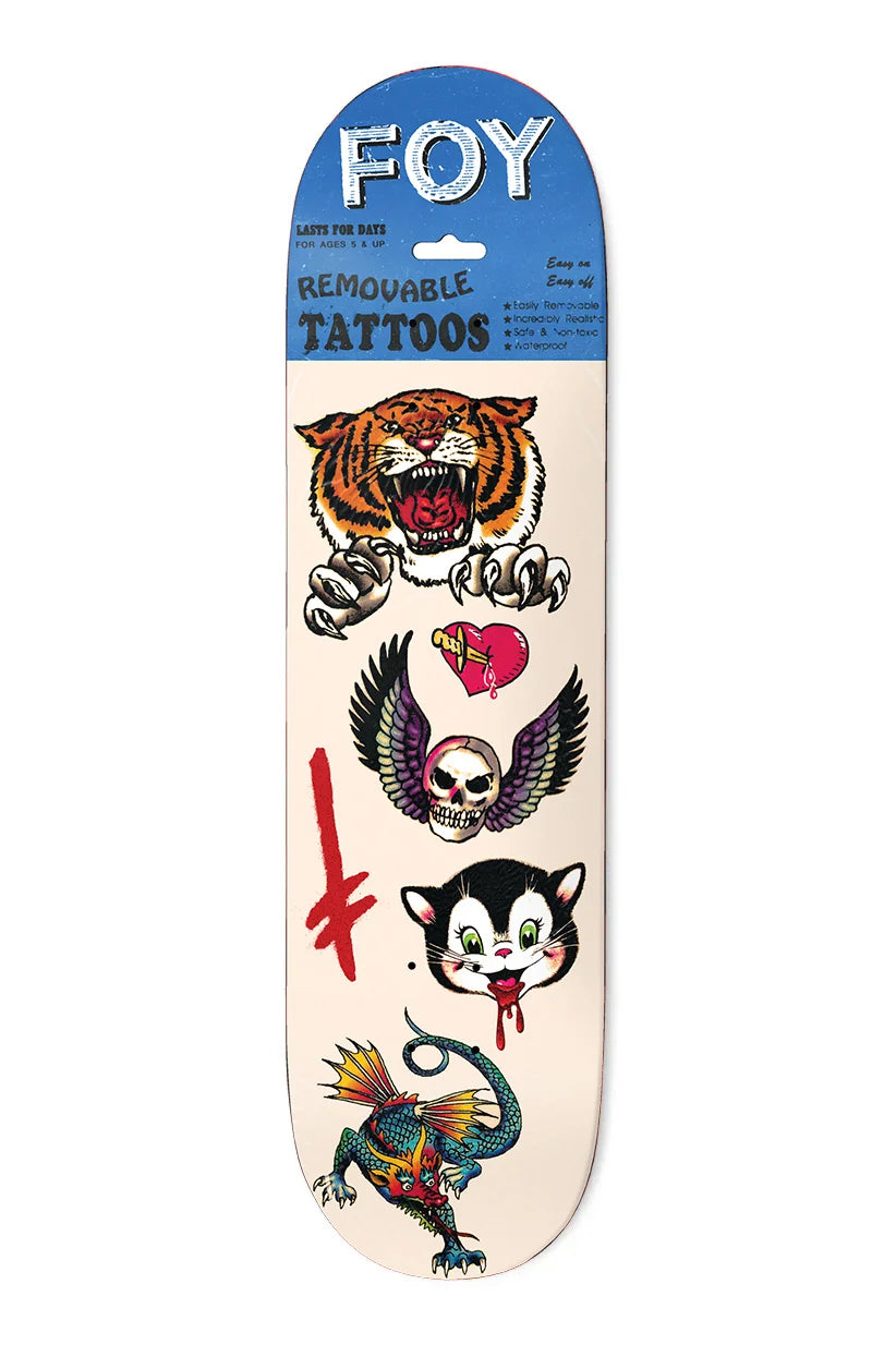 Deathwish Foy Tattoos Deck (8.3875")
