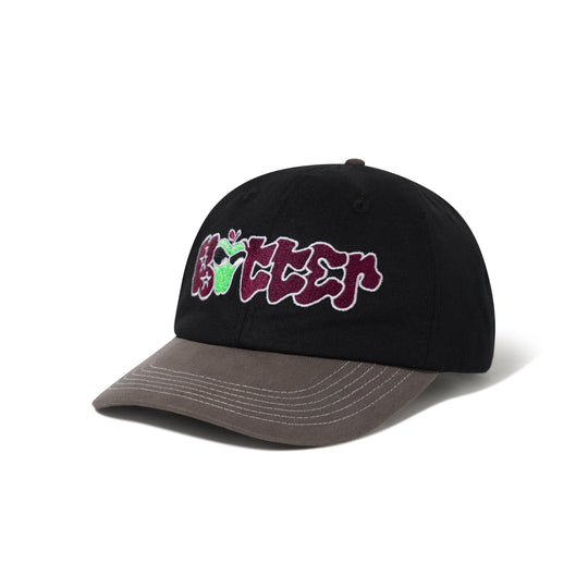 Butter Goods Big Apple 6 Panel Cap (black/grey)