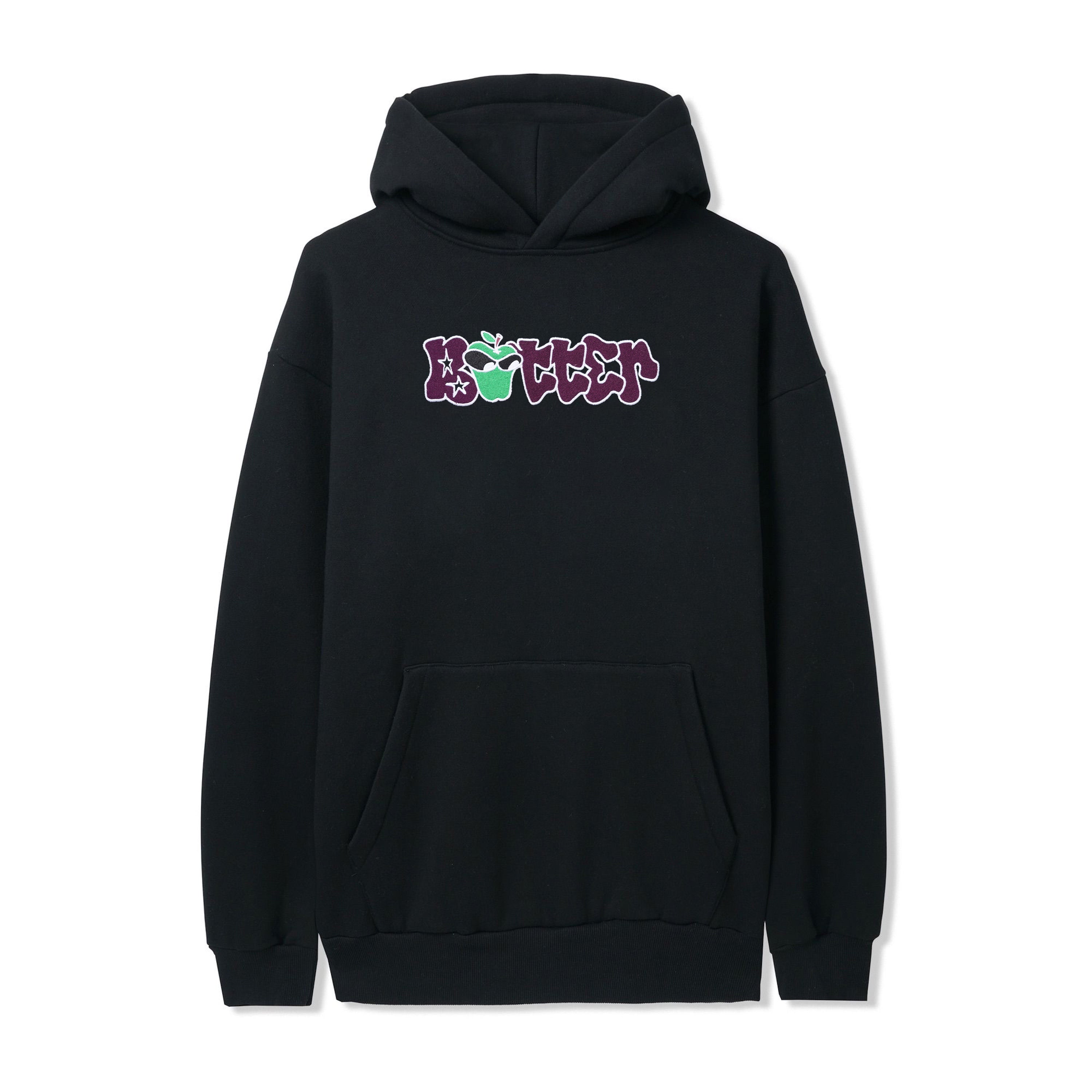 Butter Goods Big Apple Pullover Hoodie (Black) – Kinetic / Nocturnal