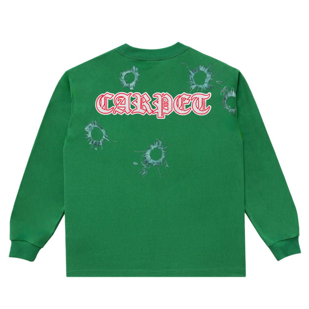 Carpet Company Body Count Longsleeve Tee (Green)