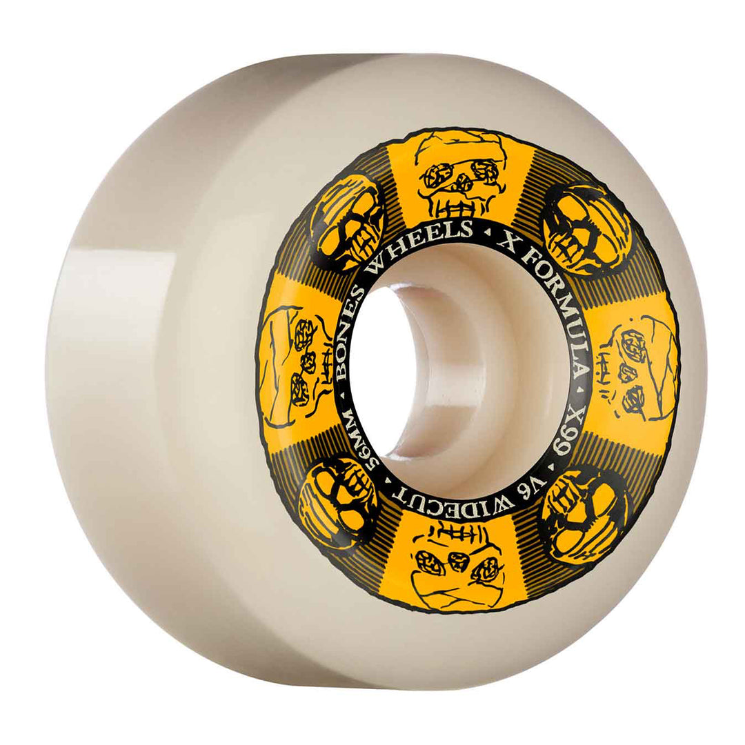 Bones Wide-Cut X-Formula Black/Gold Wheels