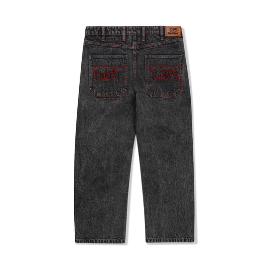 Butter Goods Breakdown Relaxed Denim Jeans (Acid Wash Black)