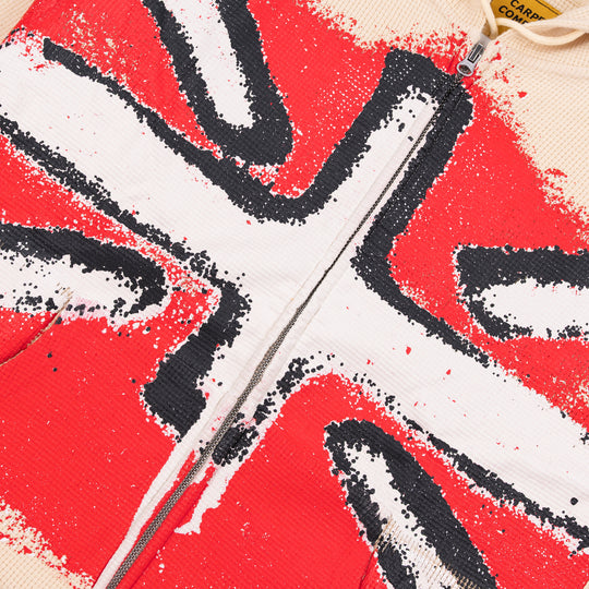 Carpet Company Union Jack Hoodie (Cream)