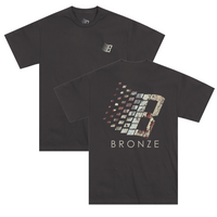 Bronze 56K Logo Rust Tee (Black)