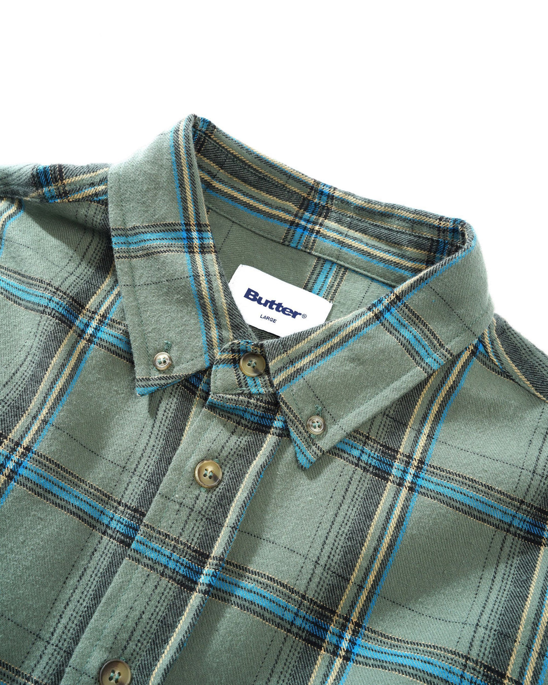 Butter Goods Bugs Flannel Shirt (Sage)