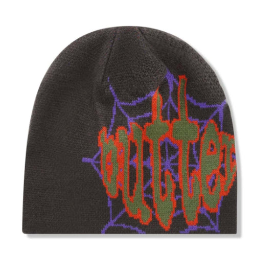 Butter Goods Frenzy Skully Beanie ink
