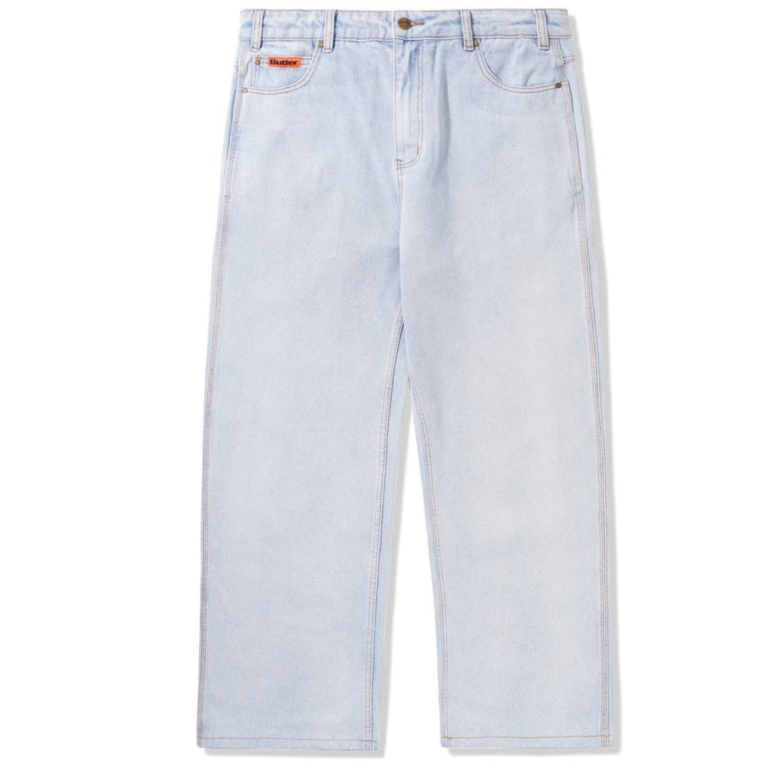 Butter Goods Relaxed Denim Jeans (Light Blue)