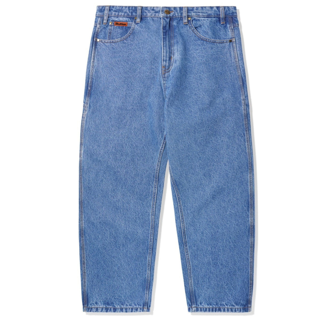 Butter Goods Baggy Denim Jeans (Washed Indigo)