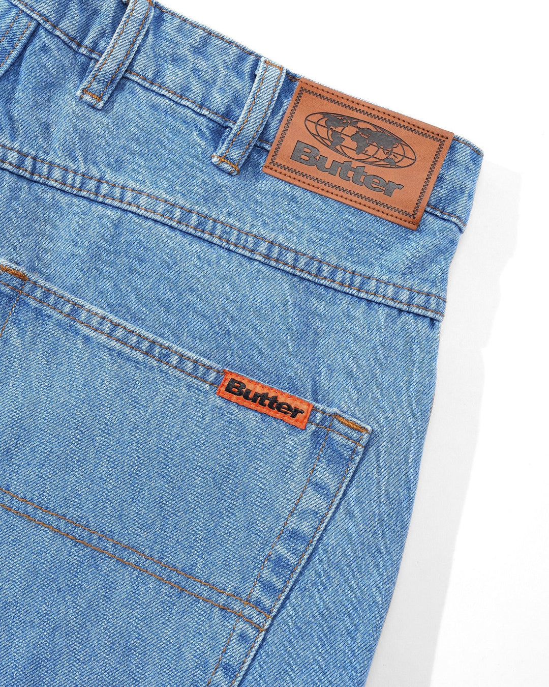 Butter Goods Baggy Denim Jeans (Washed Indigo)