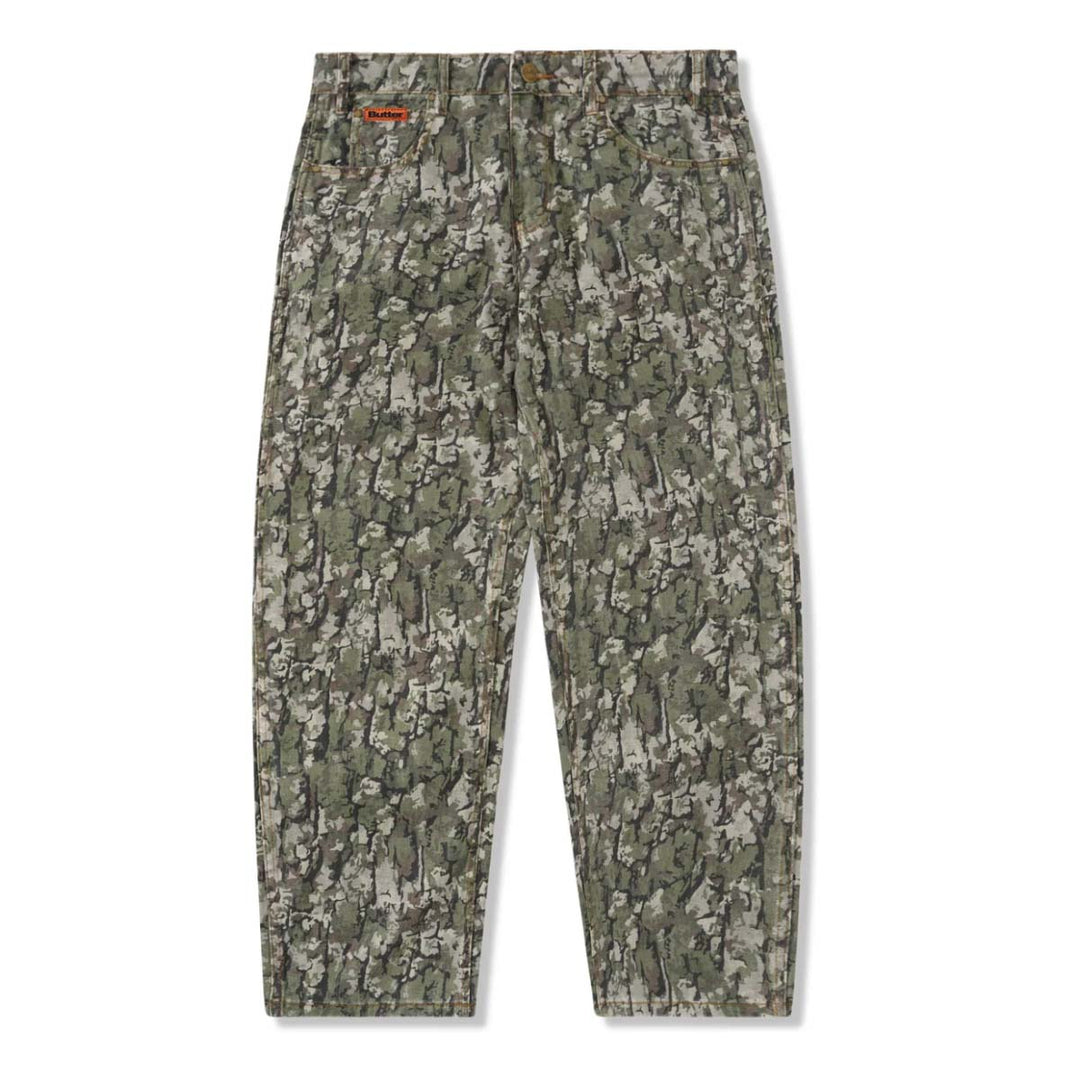 Butter Goods Bark Camo Denim Jeans (Army)