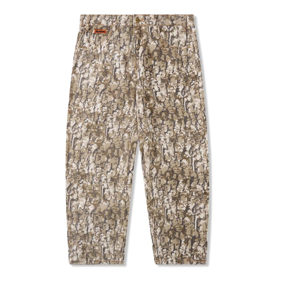 Butter Goods Bark Camo Denim Jeans (Tan)