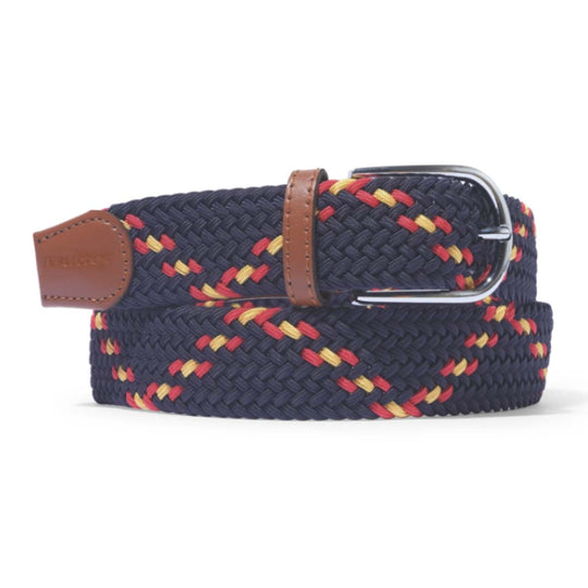 Butter Goods Braided Belt navy