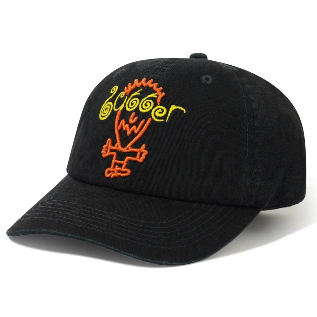 【BUTTER GOODS】Dizzy 6 Panel Cap Black Butter Goods Dizzy 6 Panel Hat (Black) – Kinetic / Nocturnal