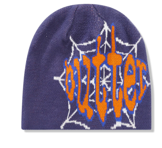 Butter Goods Frenzy Skully Beanie navy