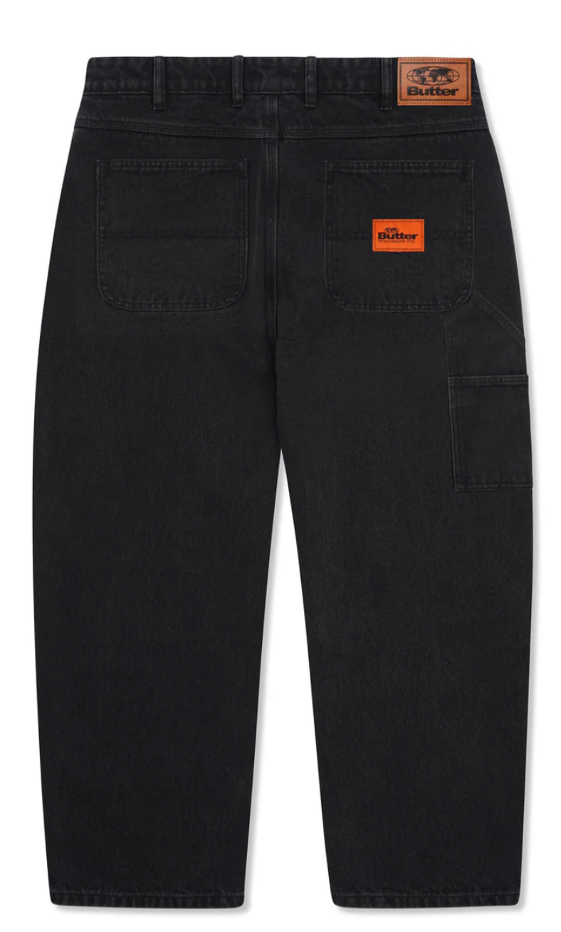 Butter Goods Santosuosso Double Knee Denim Jeans (Washed Butter Goods Santosuosso Double Knee Denim Jeans (Washed