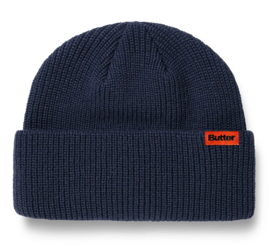 Butter Goods Tall Wharfie Beanie navy blue