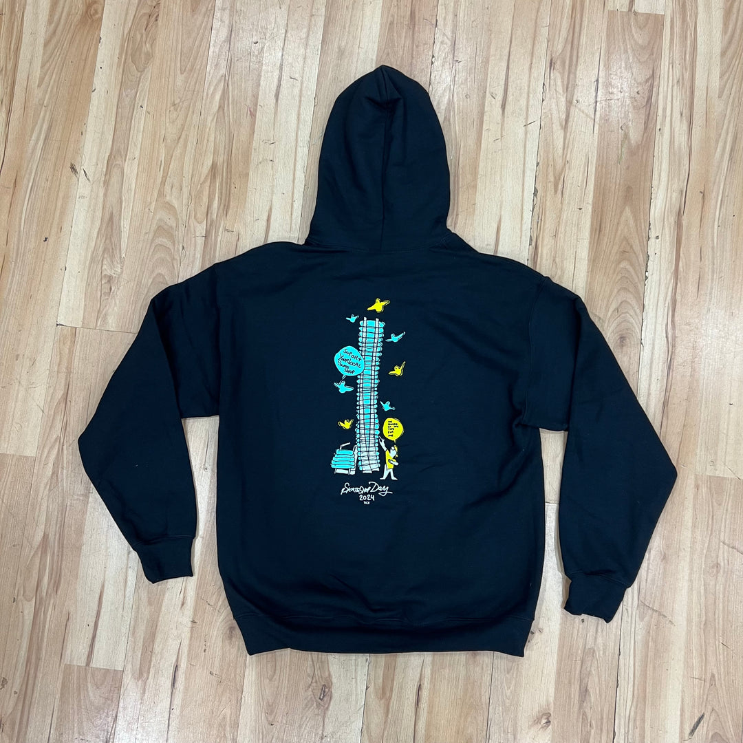 Kinetic Gonz SSD 24 Deck Wall Hoodie (Black)